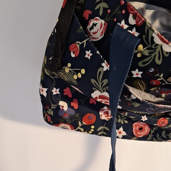 Perfect Condition Floral Tote Bag - Navy and Red - Picture 7 of 11